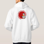 Het slaan zal doorgaan tot het moreel verbetert hoodie (Achterkant)