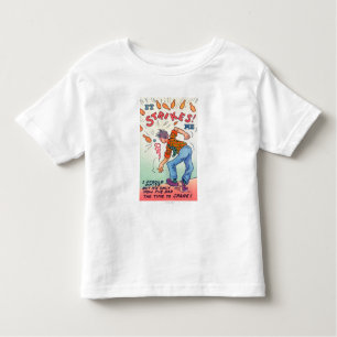 Het slaat me op, Cartoon Man Bowling Kinder Shirts
