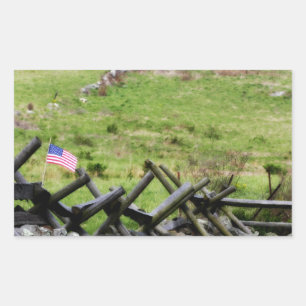 Het Slagveld van Gettysburg Rechthoekige Sticker