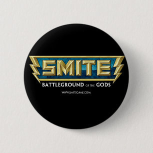 Het Slagveld van het Logo SMITE van de Goden Ronde Button 5,7 Cm