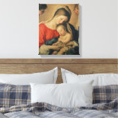 Het Slapende Christus Kind (olie op doek) Canvas Afdruk (Insitu (Slaapkamer))
