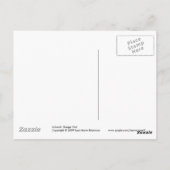 Het slaperige Briefkaart van de Uil (Achterkant)