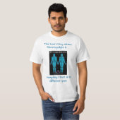 Het slechte aan fibromyalgie is ... t-shirt (Voorkant volledig)