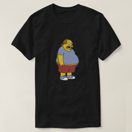 Het slechtste jaar ooit (stripboekman) Essentieel T-shirt (Design voorkant)