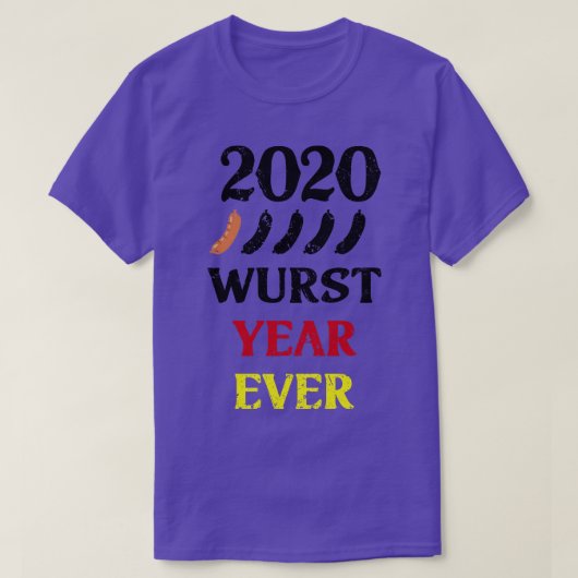 Het slechtste jaar ooit t-shirt (Design voorkant)