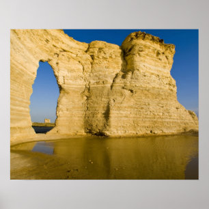 Het sleutelgat van het Monument Rocks, ook bekend  Poster