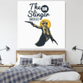 het slinger pistool complot canvas afdruk (Insitu (Slaapkamer))