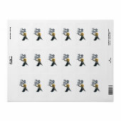 het slinger pistool complot etiket (Full Sheet)