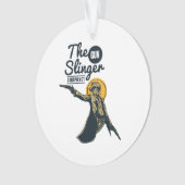 het slinger pistool complot ornament (voorkant)