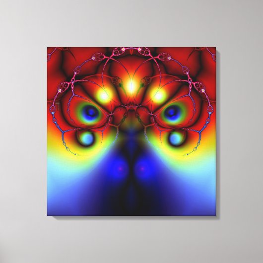 Het sluiten van van het Schaduwen Wrapped Canvas (Voorkant)