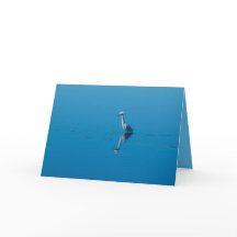 Het sneeuw Wenskaart van de Aigrette