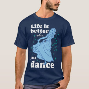 Het sneeuwwitleven is beter als je danst t-shirt