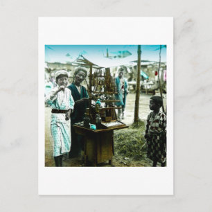 Het Snoep Man van het Oude Japan  Japans Briefkaart