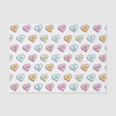 Het Snoep van de Sarcastische Valentijn Tissuepapier (Voorkant)