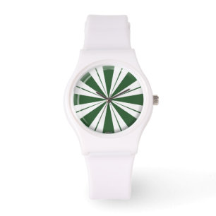 Het Snoep van de Streep van de groene munt Horloge
