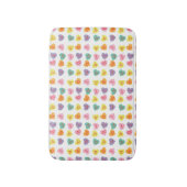 Het Snoep van het gesprek Harten Bath Mat (Voorkant Verticaal)