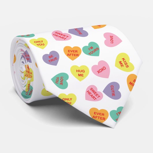 Het Snoep van het Gesprek Stropdas  (Opgerold)