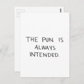 Het snoer is altijd bedoeld briefkaart (Voorkant / Achterkant)