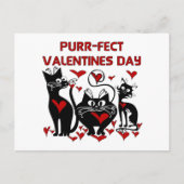 Het snorren-fect-snorren Valentijnsdag Feestdagenkaart (Voorkant)