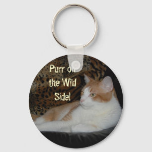 Het snorren op Wilde ZijKeychain Sleutelhanger