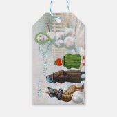 Het Snowman Gift-Label Cadeaulabel (Voorkant)