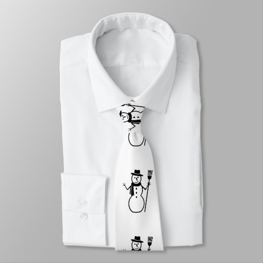 HET SNOWMAN-stropdas Stropdas (Gebonden)
