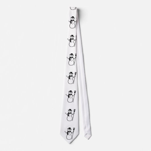 HET SNOWMAN-stropdas Stropdas (Voorkant)