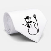 HET SNOWMAN-stropdas Stropdas (Opgerold)