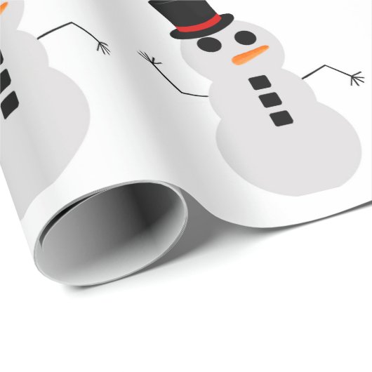 Het Snowman Wrapping Paper forceren Cadeaupapier (Rol Hoek)