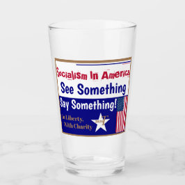 Het socialisme in Amerika ziet iets zeggen Glas