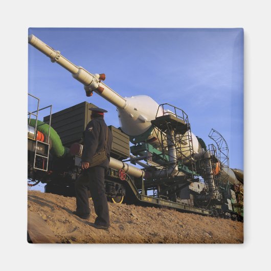 Het Sojoez TMA-13 ruimtevaartuig 3 Magneet (Voorkant)