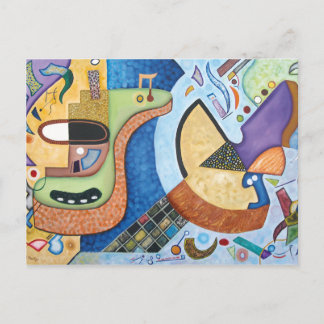 Het Sonoric Pluck-briefkaart Briefkaart