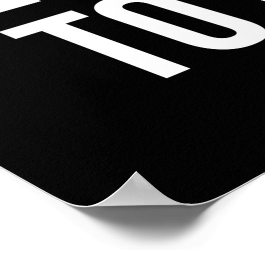 Het soort persoon dat je wilt ontmoeten poster (Hoek)