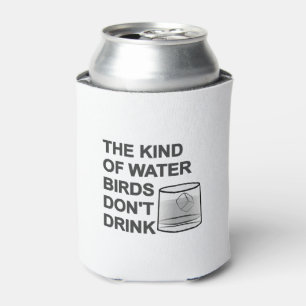 Het soort watervogels Drink niet Blikjeskoeler