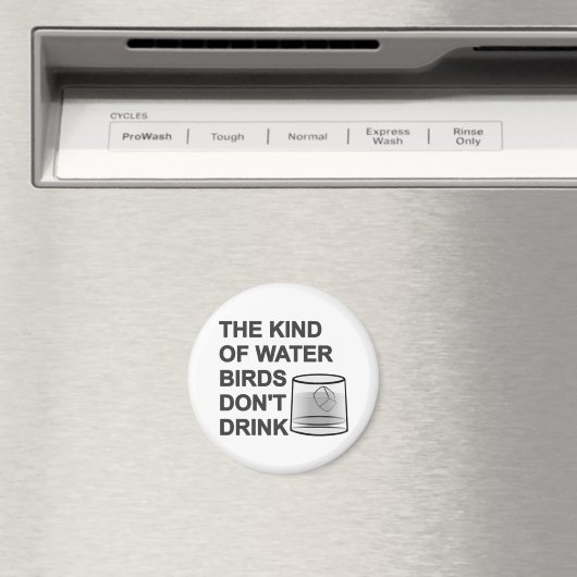 Het soort watervogels Drink niet Magneet (Insitu (Vaatwasser))