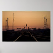 Het Soyuz-lanceerplatform Poster (Voorkant)