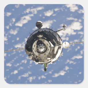 Het Soyuz TMA-01M-ruimtevaartuig Vierkante Sticker