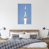 Het Soyuz TMA-12-ruimtevaartuig Canvas Afdruk (Insitu (Slaapkamer))