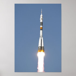 Het Soyuz TMA-12-ruimtevaartuig Poster