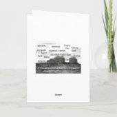 Het Spaans verwachten wij Kaart (Achterkant)