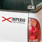 HET SPAANSE EMPIRE BUMPERSTICKER (Op Truck)