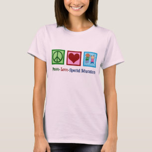 Het Speciale Onderwijs van de Liefde van de vrede T-shirt