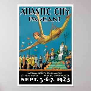Het Spectakel van Atlantic City Poster