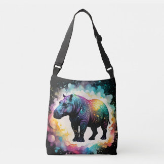 Het spectrale nijlpaard: een holografische reis crossbody tas