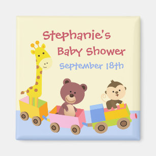 Het Speelgoed treinen van de dieren van de klap sp Magneet