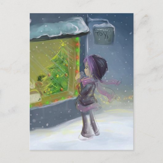 Het Speelgoed van de winters Briefkaart (Voorkant)