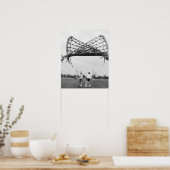 Het spel begint in een lacrosse team met draw.Two Poster (Keuken)