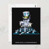 Het spel briefkaart (Voorkant / Achterkant)