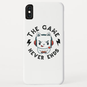 Het spel eindigt nooit iPhone XS max hoesje