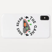 Het spel eindigt nooit Case-Mate iPhone case (Achterkant (horizontaal))